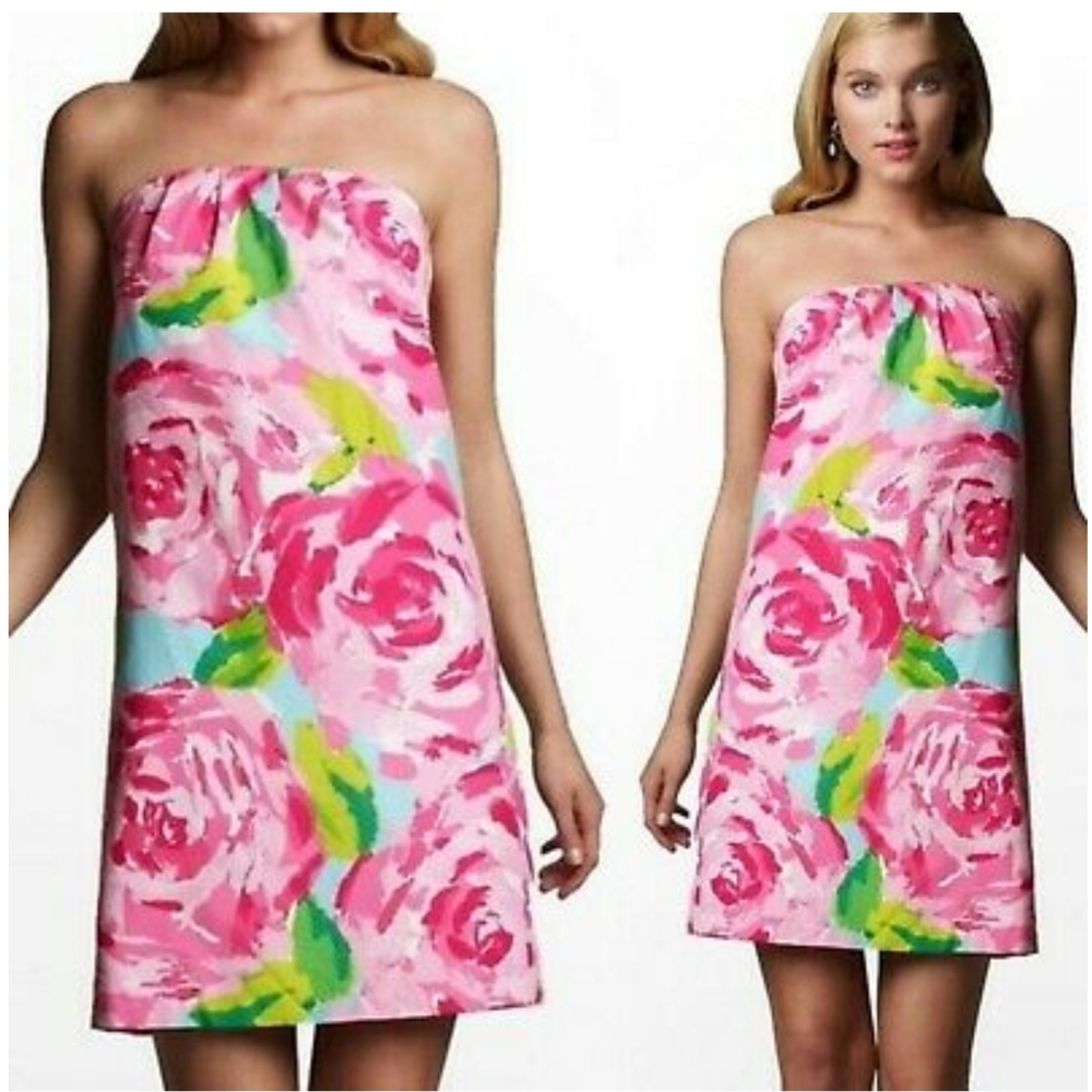 Lilly Pulitzer Dress "Hotty Pink First Impression"